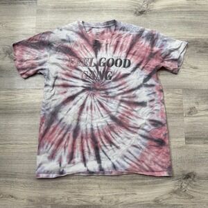 Hollister Feel Good Gang Tie Dye‎ T-Shirt XS Casual Graphic Tee